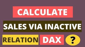 Scenario: Calculate sales via inactive relation | DAX | Power BI Interview 🔥