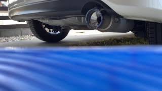 フィット GE8 前期 純正改ストレートセンターパイプ＋柿本改GTbox06＆S（インナーサイレンサー有り）