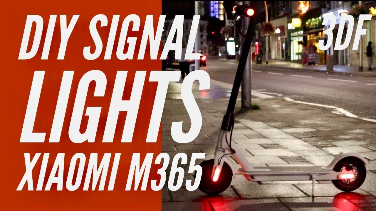 Xiaomi scooter m365 DIY Night / Signal lights 