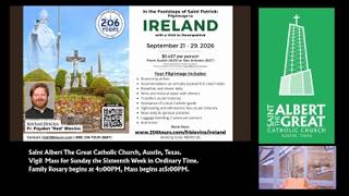 Saturday 5:00 PM Vigil Mass