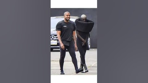 Kanye West's wife Bianca Censori  weird outfit to church service in LA. please subscribe!