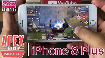APEX Legends Mobile GAMEPLAY on iPhone 8 Plus in 2022!? | (MAX GRAPHICS) Handcam!!