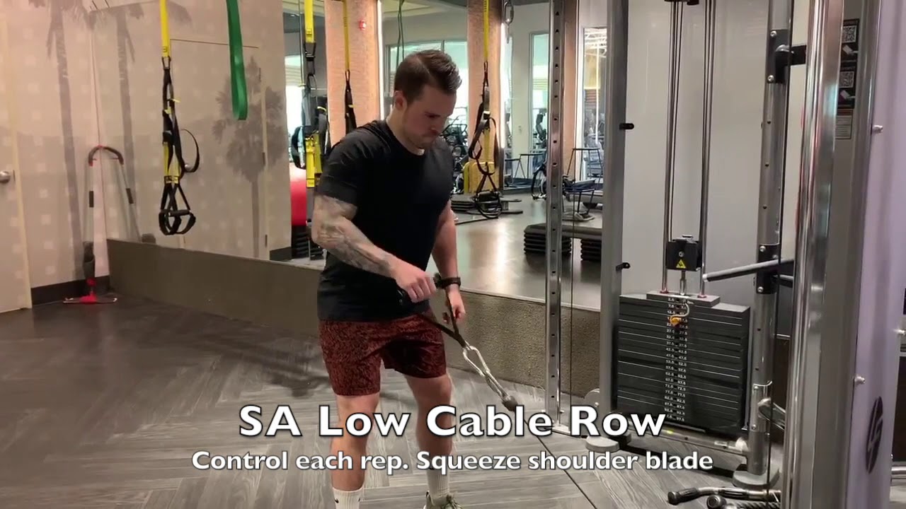 SA Low Cable Row - YouTube