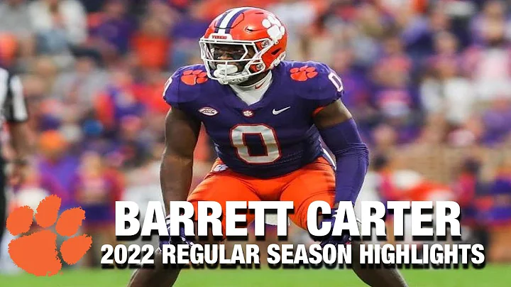 Barrett Carter Regular Season Highlights | Clemson...