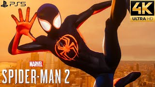 Marvel's SpiderMan 2 PS5  Across The SpiderVerse Suit Free Roam Gameplay (4K 60FPS)