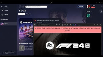 Fix F1 24 EA AntiCheat Errors/EA AntiCheat Service Encountered Error/Security Violation Error