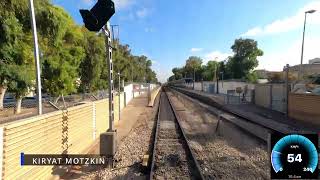 Train Cab View from Haifa Center to Karmiel screenshot 5