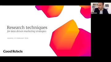 Webinar: Online research techniques for data driven marketing