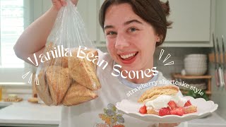 Easy at Home Vanilla Bean Scones