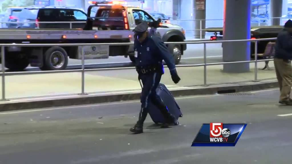 Uncut: Three struck by vehicle outside Boston Logan Airport terminal