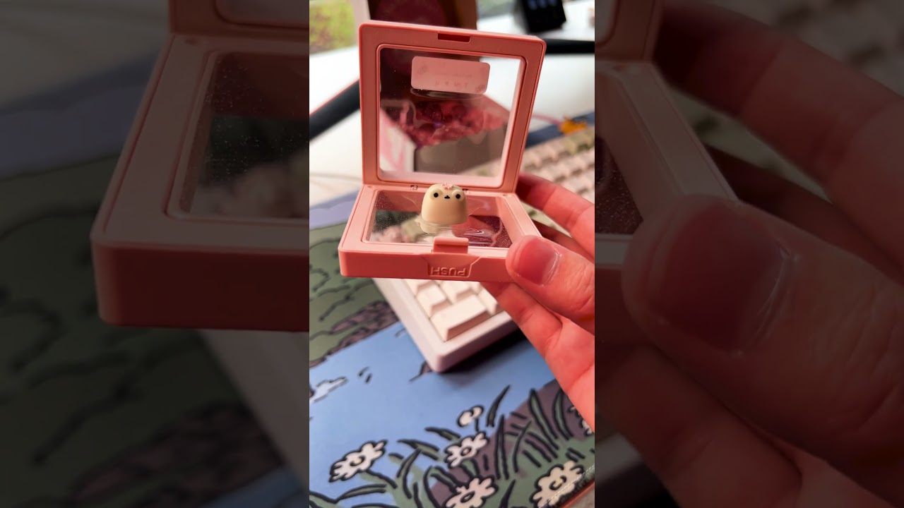 frog artisan keycap from lavender bee caps! 🐸 