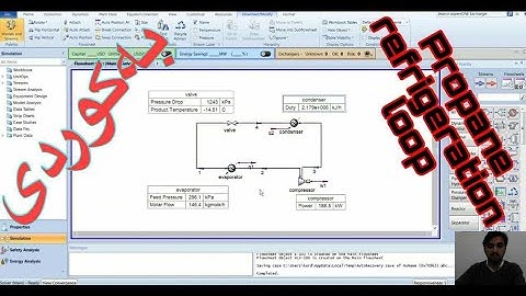 propane refrigeration loop using aspen hysys v.10.