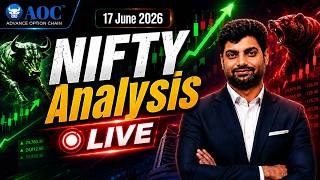Nifty Live Trading - 17 JUNE 2026 | Master F&O, NIFTY and STOCK with AOC Calculator