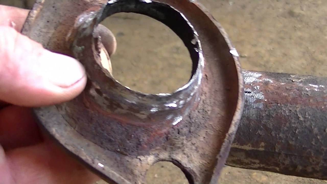 Выхлопная труба . ремонт. - YouTube