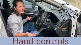 How my hand controls work  Guidosimplex eradial brand