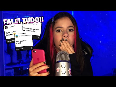 ASMR TUDO SOBRE A DONA DESTE CANAL!!