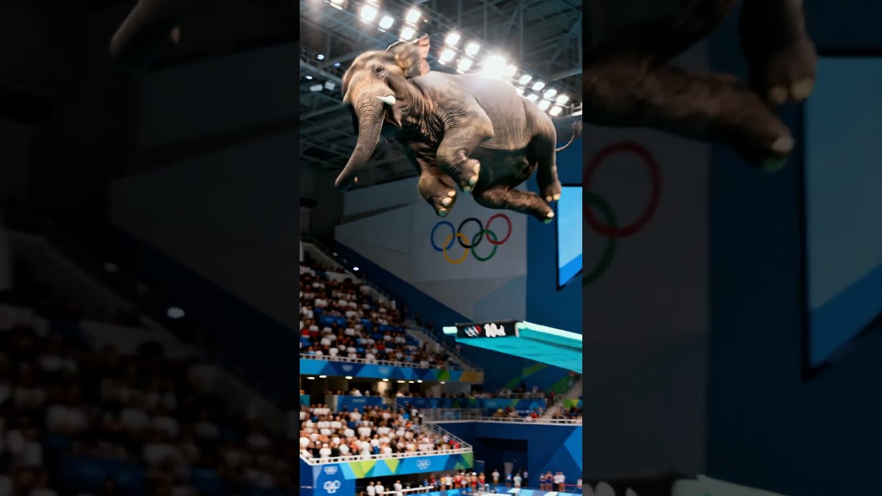 The Biggest Splash Ever! 🐘🌊 