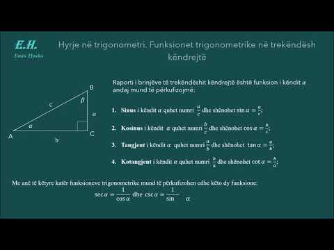 Video: A janë funksionet trigonometrike lineare?