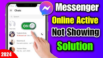 How to Fix messenger online not showing 2024 | messenger online but not active | 2024