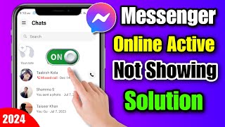 How to Fix messenger online not showing 2024 | messenger online but not active | 2024
