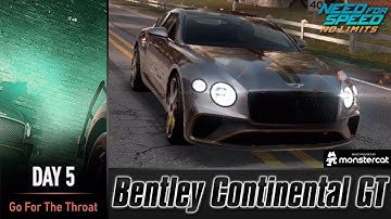 Need For Speed No Limits: Bentley Continental GT | Brute Force (Day 5 - Go For The Throat)
