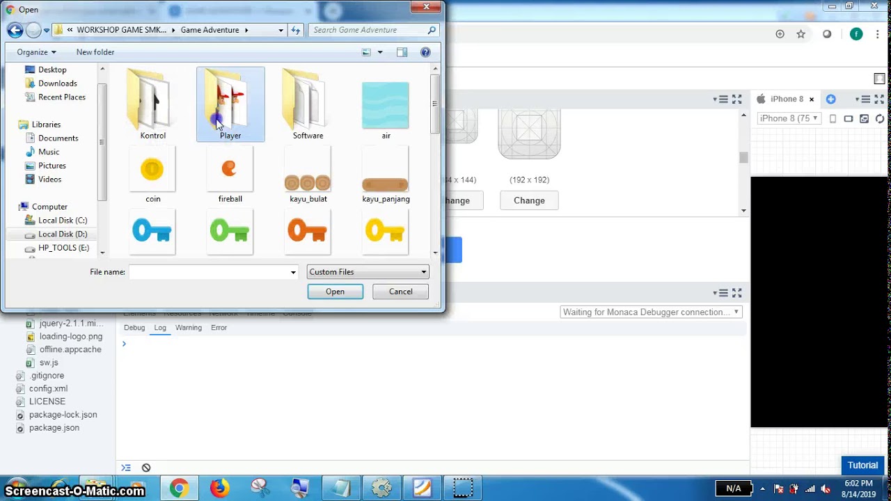 Construct 2 : Tutorial 09 - Build Up ke Android dengan MONACA.IO - YouTube