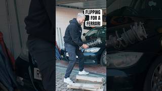 Is it even possible to flip for a Ferrari? #flippingcars #cars #ferrari