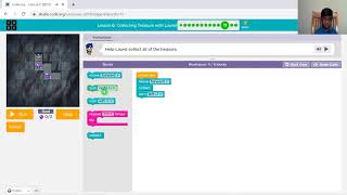 Coding for beginners and kids with CODE.ORG - Small Puzzle - CODE ORG - Course C Lesson6 Practice11