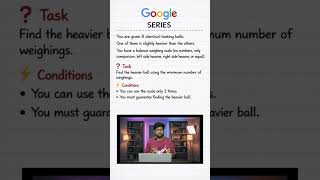 Google interview practice questions #developers #motivation #softwarearchitect #faang #exam