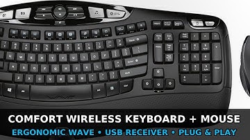 Logitech Comfort Wireless Combo Toetsenbord en Muis Installatie Snelle Review Snel Eenvoudig Zelf...