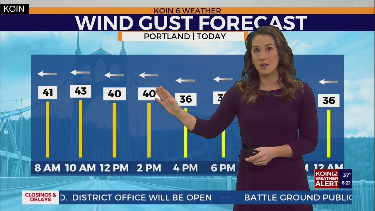 Icy Friday in Portland but warmer temps are on the way - YouTube
