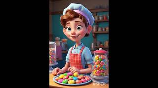 creepy-funny candy shop story #mukbanghorfun #marvel #cartoon