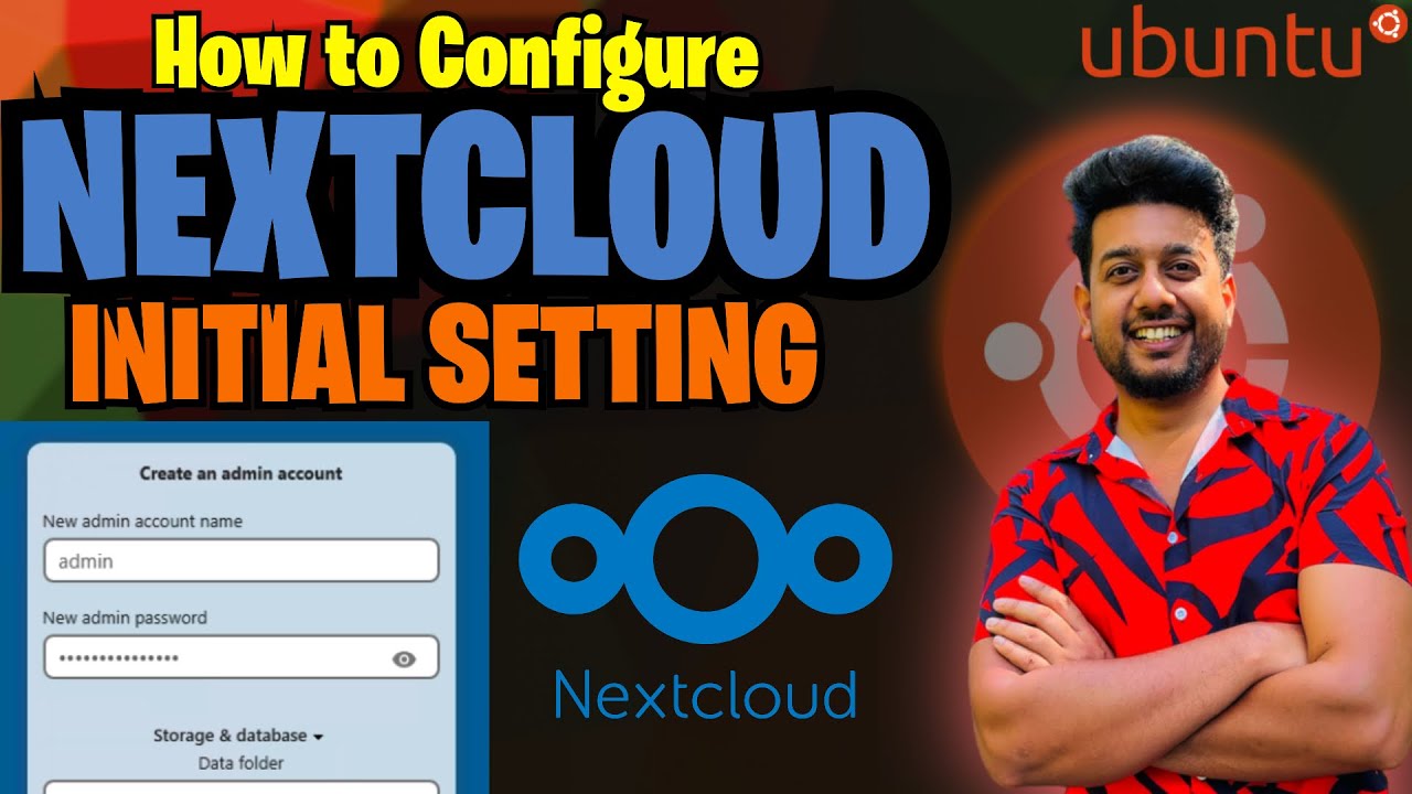 HOW TO CONFIGURE NEXT CLOUD INITIAL SETTING - YouTube
