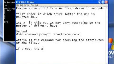 remove autorun virus from ur flash drive