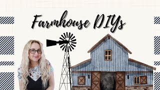 QUICK & EASY!!! Farmhouse DIY Decor | Decorating on a Budget