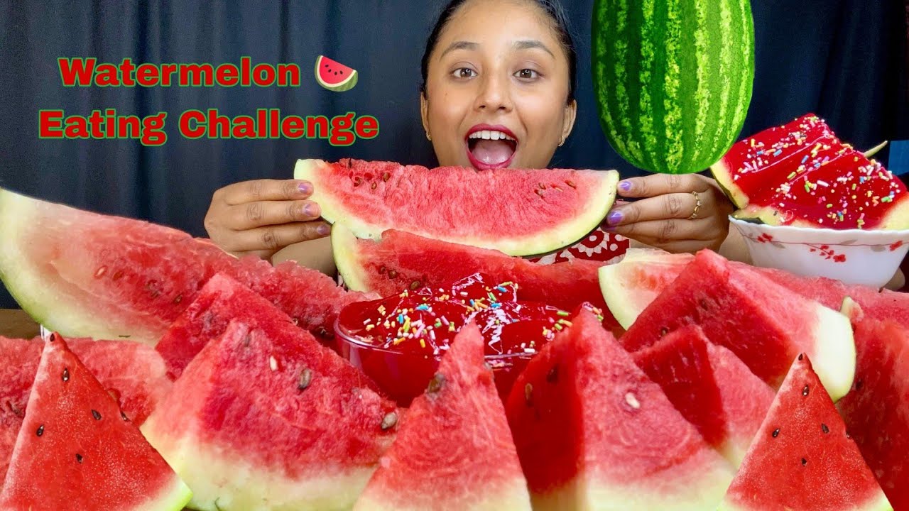 Summer 🌞 Special Watermelon 🍉and Jello Eating Challenge 🤤|Mukbang|Fruit Challenge