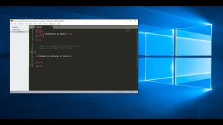 COMO hacer COEMENTARIOS en html SUBLIME TXT ✅🚀 🖥️