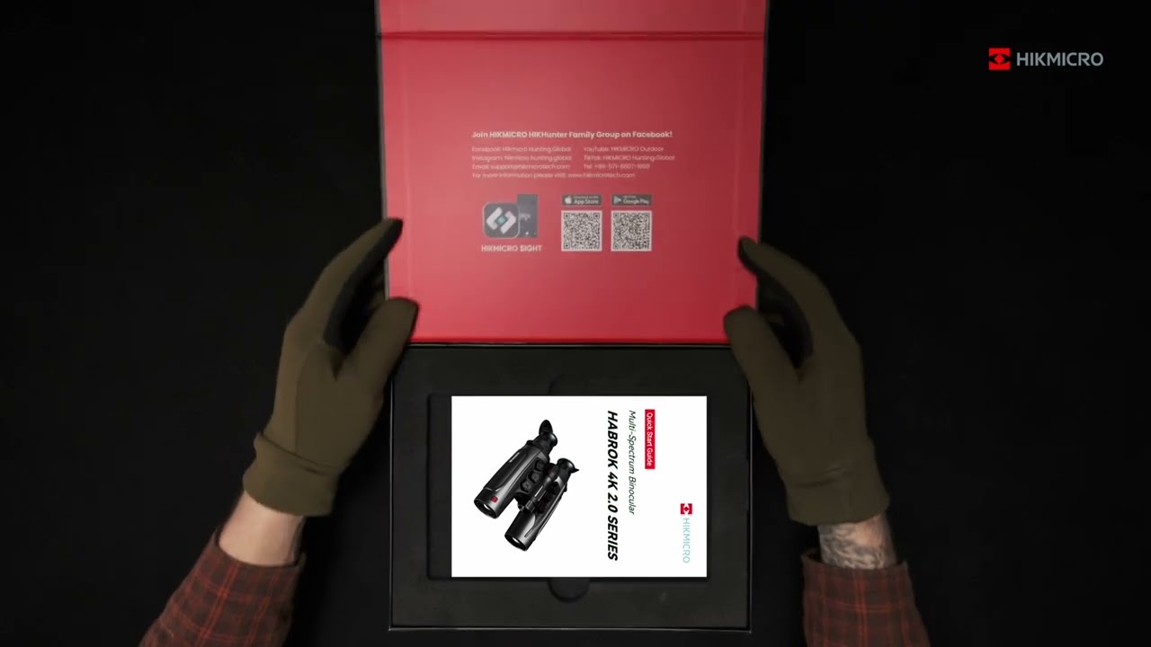 Unboxing HIKMICRO HABROK 4K 2.0 - Binocular multiespectro