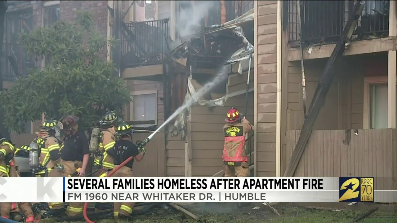 Several families homeless after apartment fire - YouTube