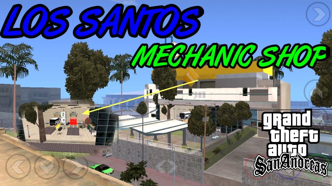 🔥SHARE🔥LOS SANTOS MECHANIC SHOP IN GTA SAN ANDREAS | AJ FROM YT - YouTube