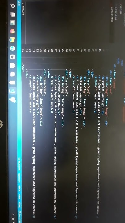 how to crate a card for a html &css - YouTube