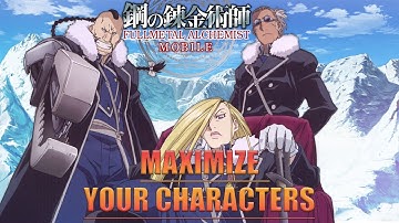 Get the MOST out of your Units now!! // FullMetal Alchemist Mobile