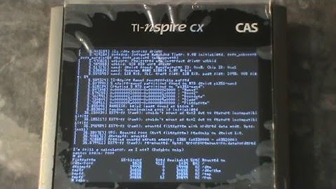 TI-Nspire CX nBoot exploit : dual-boot Linux + Nspire OS