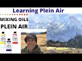 How to SEE & MIX Oil Paint Colors EN PLEIN AIR  \ BEGINNERS GUIDE & DEMO