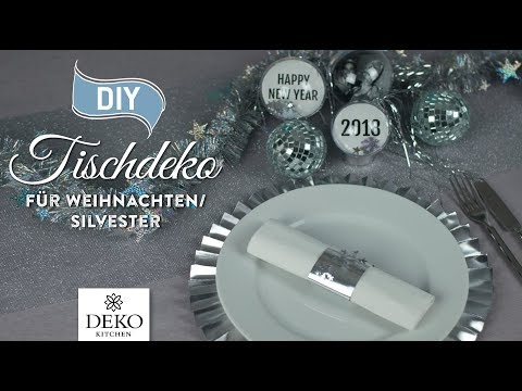 Video: Silvester-Tischdekoration: Fischgrät-Baiser