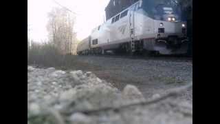 HD Video Amtrak (Northbound) Vermonter #54 At Bellows Falls Tunnel