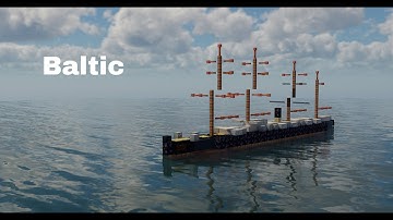 SS Baltic I (1871) / Minecraft 1:5 Scale Tutorial