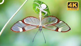 Deadly Crab Spiders Surprise Attack On Erfly 4K Animal Doentary