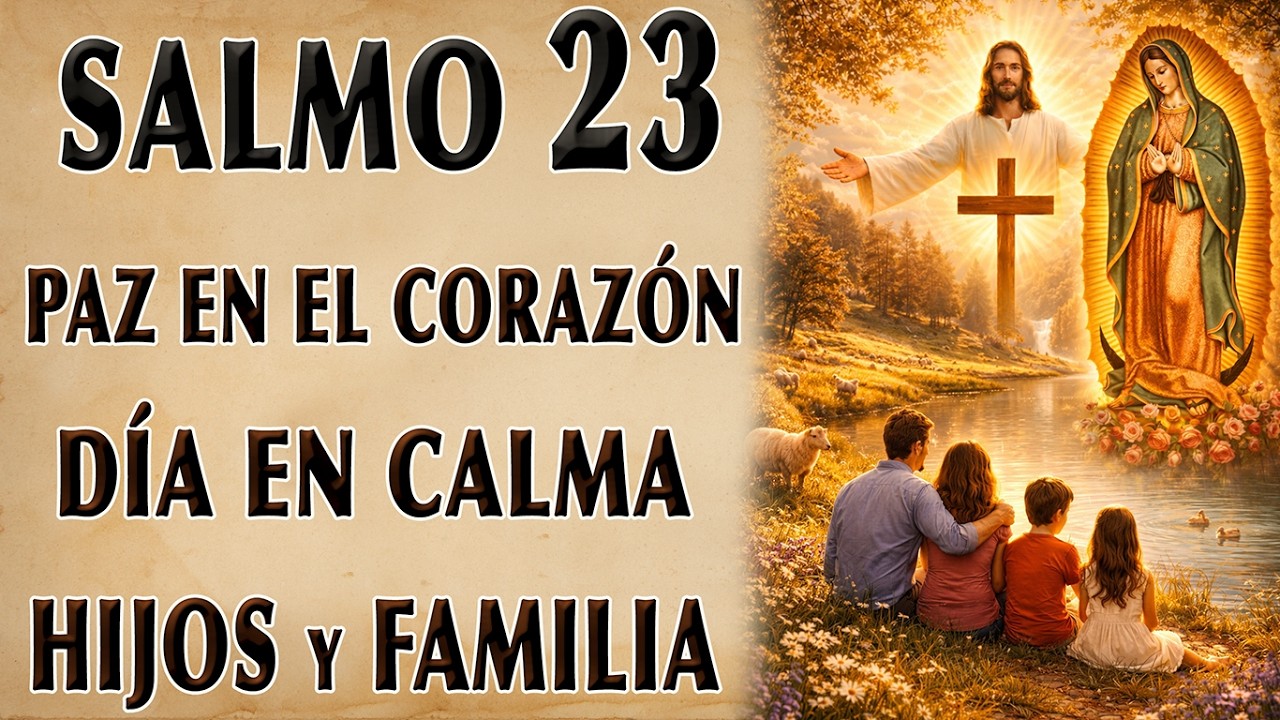 SALMO 23 ORACIÓN PARA PAZ EN EL CORAZÓN, DÍA EN CALMA