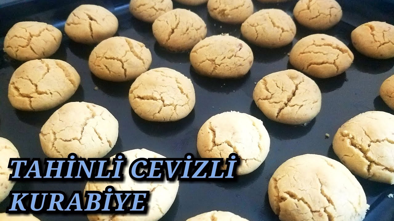 TAHİNLİ KURABİYE /KIYIR KIYIR BAYATLAMAYAN TAHİNLİ KURABİYE TARİFİ TAHİNLİ KURABİYE /KIYIR KIYIR BAYATLAMAYAN TAHİNLİ KURABİYE TARİFİ